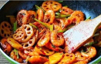 超級好吃的干鍋蝦，聞著香，吃著爽！