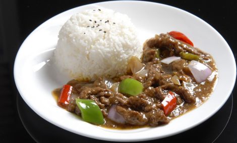 肉片蓋飯 肉片蓋飯